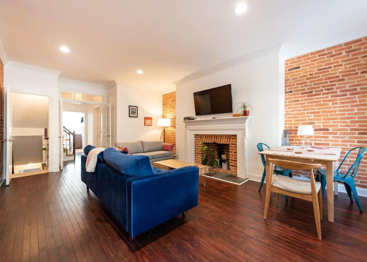 Spacious Bright Upper Fells Row Home With Deck! Baltimore Exteriér fotografie
